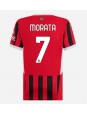 Ženski Nogometna dresi replika AC Milan Alvaro Morata #7 Domači 2024-25 Kratek rokav